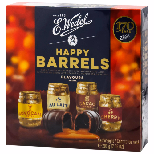 БП Wedel HAPPYBARRELS CLASSIC 200g Н-р ЦукерокКласичнi