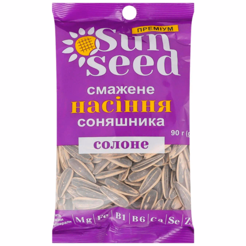 Насіння соняшника смаж СОЛЕНЕ ТМ Sun Seed 90гр