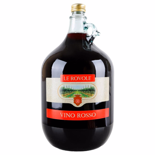 Вино Le Rovole Vino Rosso червоне сухе 5л Італія