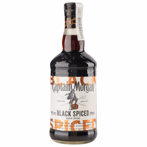 Напій алк на осн Карибського рому Captain Morgan Spiced Black 0,7л