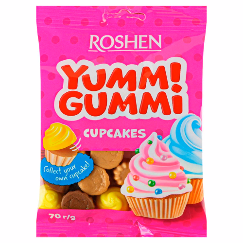 ЖЕЛЕЙНІ ЦУКЕРКИ Yummi Gummi CupCakes ВКФ 70г