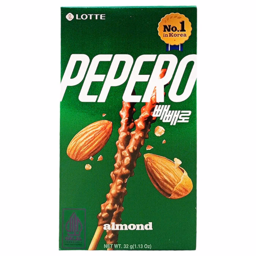 Глаз.соломка мигд Almond Pepero 32г ТМ Lotte