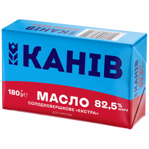 Масло солод/верш екстра ТМ Канів 1971 82,5% 180гр