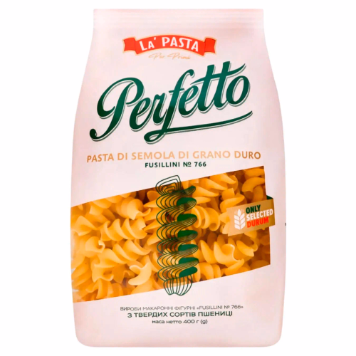 Вироби мак фігурні FUSILLINI №766 ТМ La’ PASTA Per Primi PERFETTO