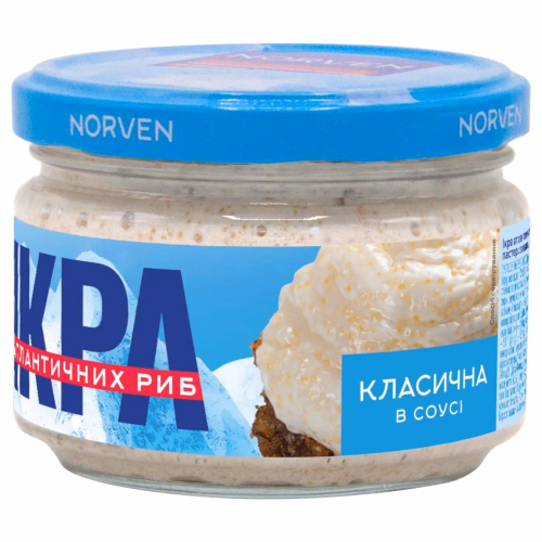 Ікра атлантичних риб класична в соусі 160г TM Norven