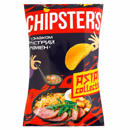 ТМ CHIPSTER`S Чипси Гострий Рамен 90г