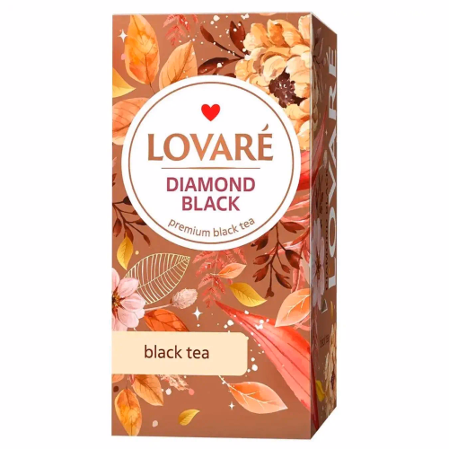Lovare чай ф/п 24*2г 12шт Diamond Black