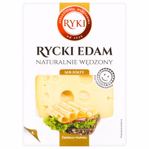 Сир напівтв.300г Ryki Едам 45% фас