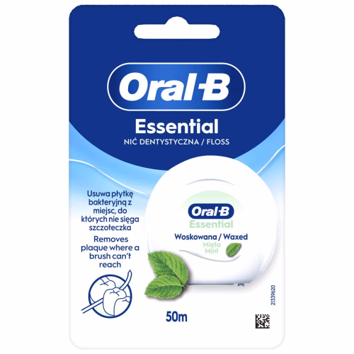 Зубна нитка ORAL B  Ессеншал Флосс М'ята 50м