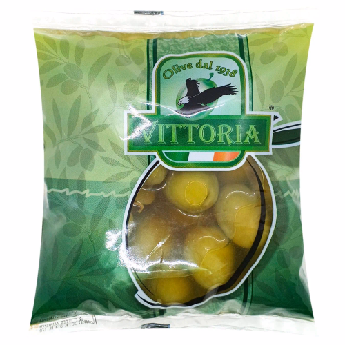 Оливки зелені VITTORIA Verdi Dolci (Сицилія) пакет, 250г