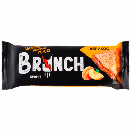 Мультизлакові снеки Бранч Brunch сендвіч зі шмат.нат.абрикоса 0,056г Дн