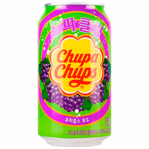 Напій газований "Chupa Chups" 345ml Виноград (великий)