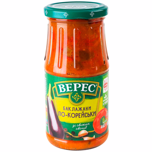 Баклажани по-корейськи 440г с/б "Верес"