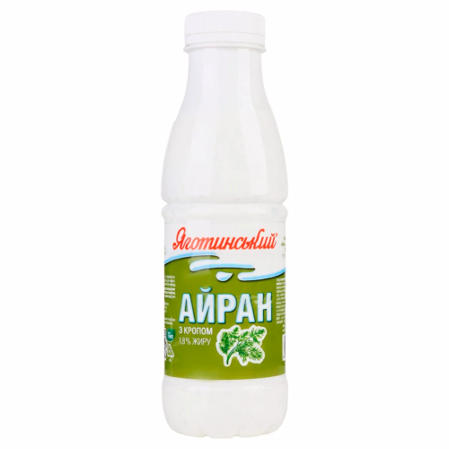 Напій к/м Айран з кропом 1,8% 450г пл ЯМЗ