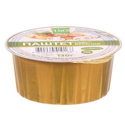 Паштет курячий з грибним смаком 130 г VARO