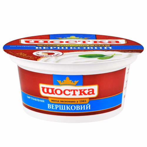 Сир плавле Вершковий Шостка 45% 150г