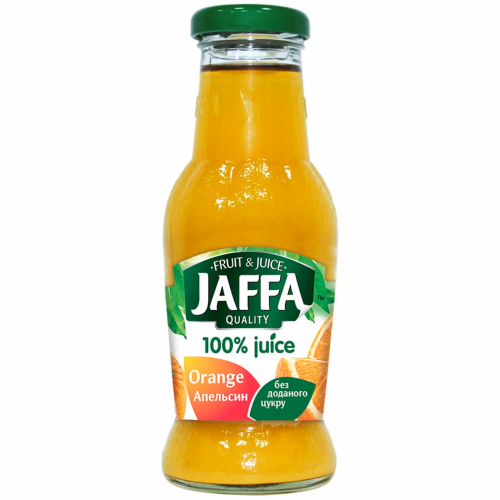 JAFFA 0,25л Апельсин нектар  (скл.бан)