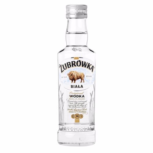 Горілка Zubrowka Biala 40% 0,2л
