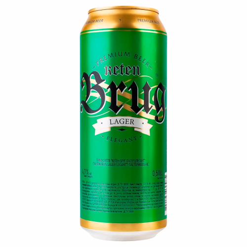 Пиво Keten Brug lager elegant 0,5л банка ТМ "Оболонь"