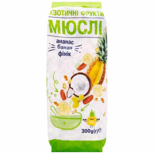 Мюслі Exotic Fruit ТМ Doctor BENNER 300 г