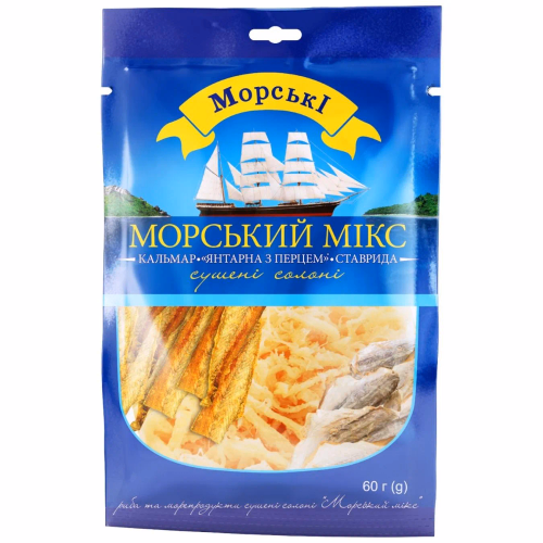 Риба та морепродукти «Морський мікс» 60 г