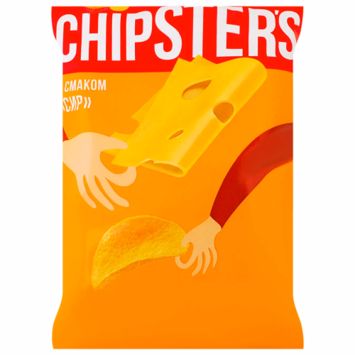 ТМ CHIPSTER`S Чипси зі смаком Сир 60г