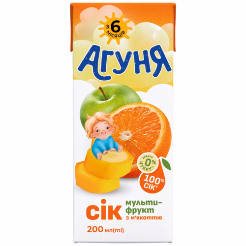 Сік Агуня 200мл Мультифруктовий
