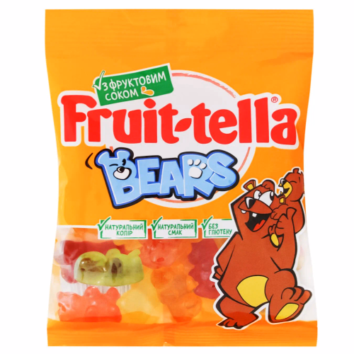 PERFETTI мармелад жув. Fruit-tella ORSETTI 90г