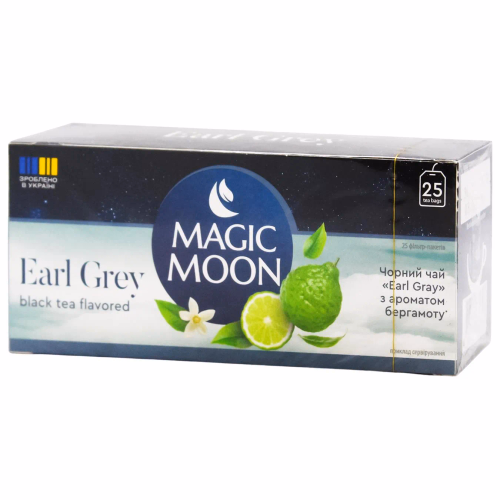 Чай чорний Earl Grey ТМ "Magic Moon" 25 п*1,8г М