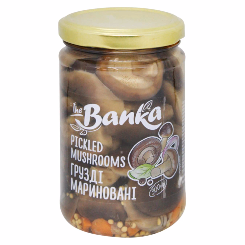 Гриби грузді марино ТМ "the Banka" 300г (314 мл),скло