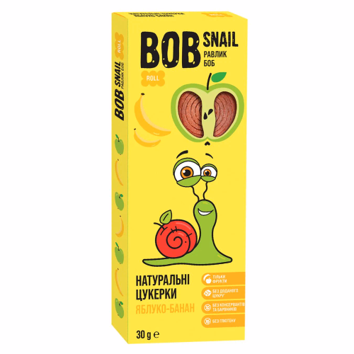 Натуральні Яблучно-Бананові Цукерки 30 г