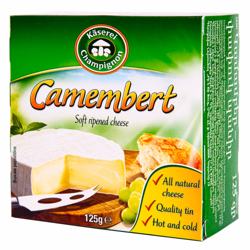 Сир Камамбер 50%, 125г/шт. (Р)