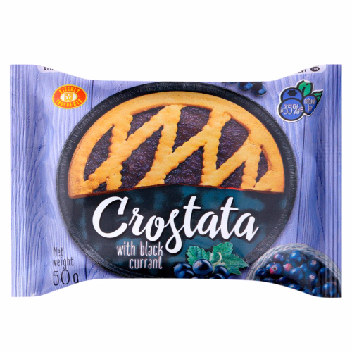 Пиріг CROSTAТA чорна смородина 50г
