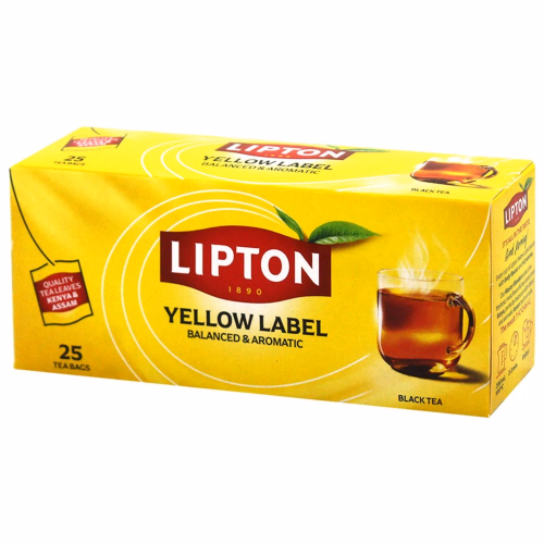 Ліптон Чай Чорний Yellow Label 2г*25