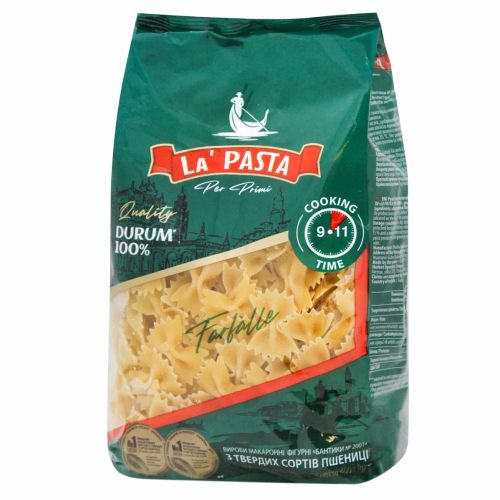 Макарони Бантики № 2001" LA PASTA PER PRIMI"400г