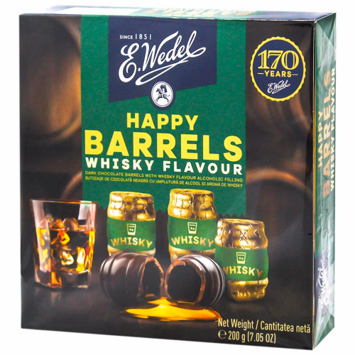 БП Wedel HAPPYBARRELS WHISKY 200g Н-р ЦукерокКласичнi