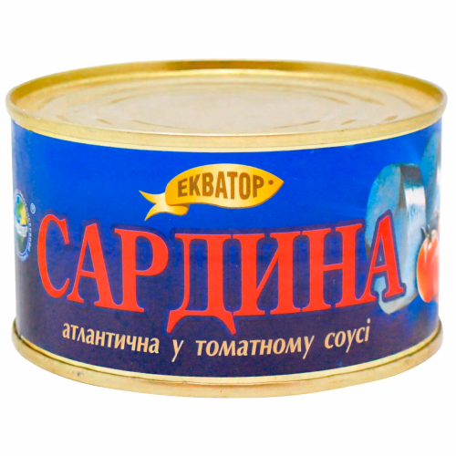 Сардина обсмажена в т/с №5 240г Екватор
