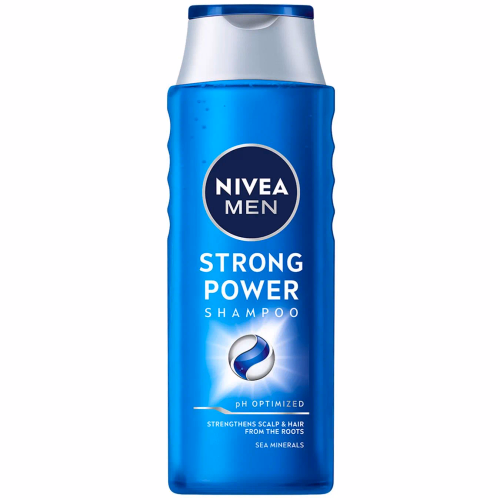 ШАМПУНЬ ЧОЛОВІЧИЙ "STRONG POWER" NIVEA 400 МЛ.