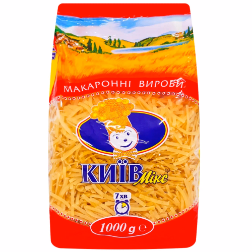 Макаронні вироби Київ Мікс 1 кг Локшина