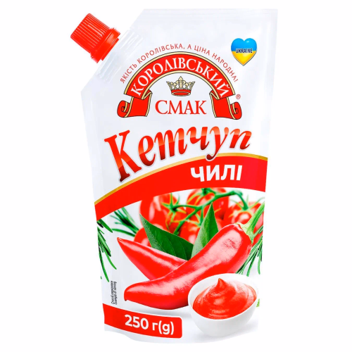 Кетчуп Чілі дой-пак 250г Королівський Смак