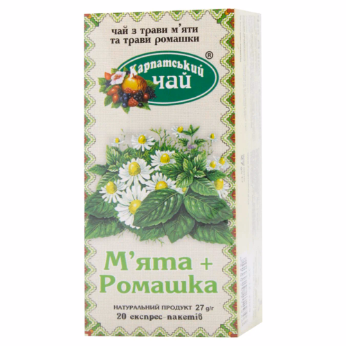 Чай Карпатський Мята+Ромашка 20п