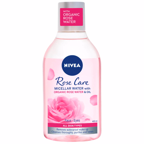 Вода міцелярна+вода троянди MAKE-UP NIVEA 400мл