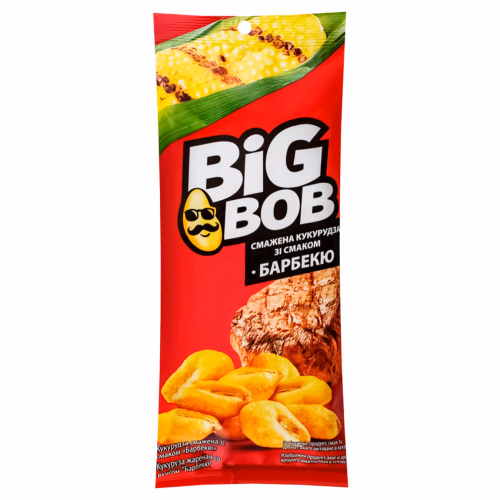 Big Bob Кукурудза жареназі смаком "Барбекю" 60г