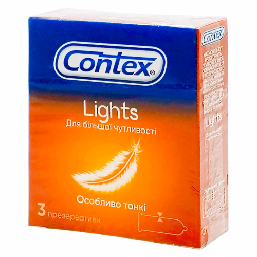 Презервативи Contex Light особливо тонкі №3