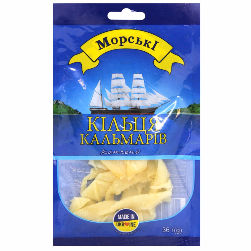 Морські Анчоуси (кільця кальмара)36 г
