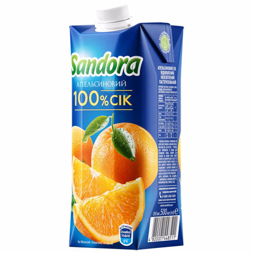 САНДОРА Апельсиновий  0,5л