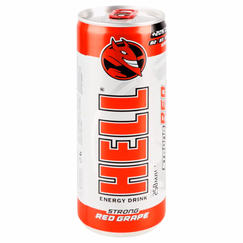 HELL е/н газ. б/а RED GRAPE 0,25л