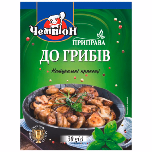 Приправа "До грибів" 30г Чемпіон