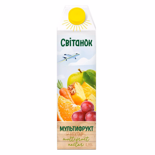 Нектар Світанок Мульифруктовий 0,95л