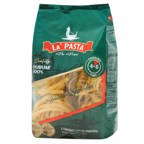 Гнізда тальятелле (лапша) ТМ La pasta 400г